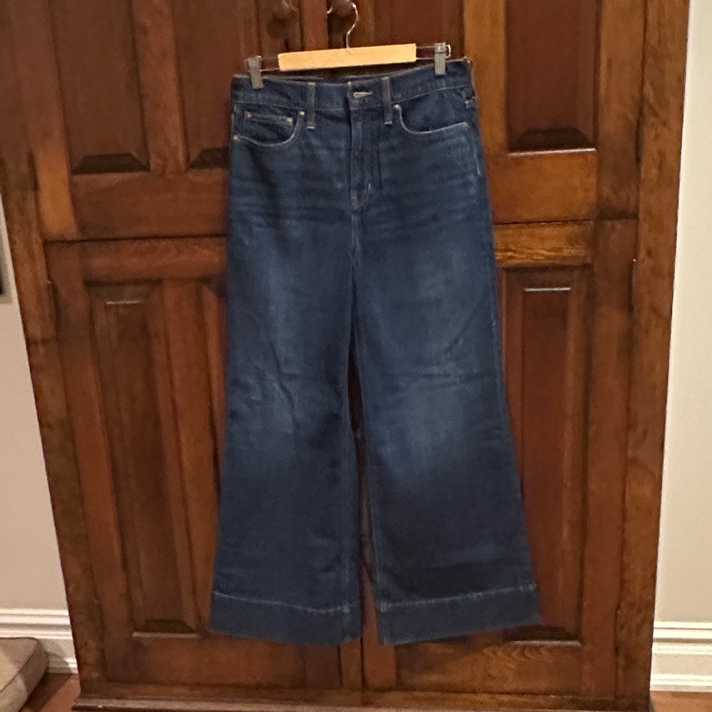 NWT j crew wide leg denim trouser jeans
